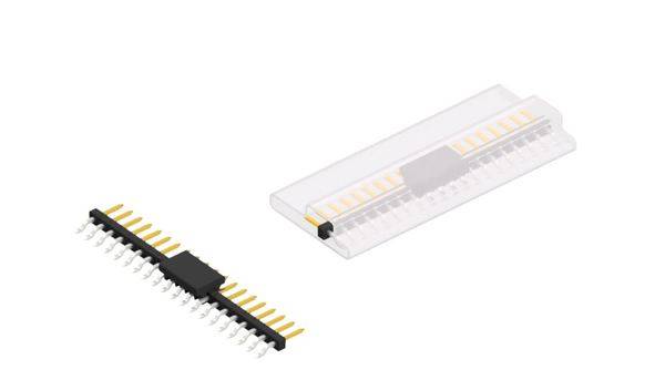 Fischer Elektronik Stiftleiste (Standard) Anzahl Reihen: 1 10063855 10 St.