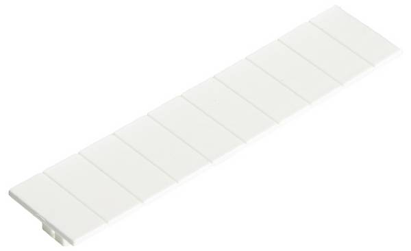 Wieland Electric 04.242.6053.0 Beschriftungsstreifen Passend für (Details): Reihenklemmen Typ 9700 A / 6… Weiß 25 St.