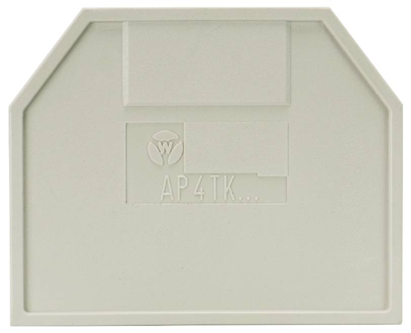 Wieland Electric 07.311.6155.0 Abschlussplatte Grau 10 St.