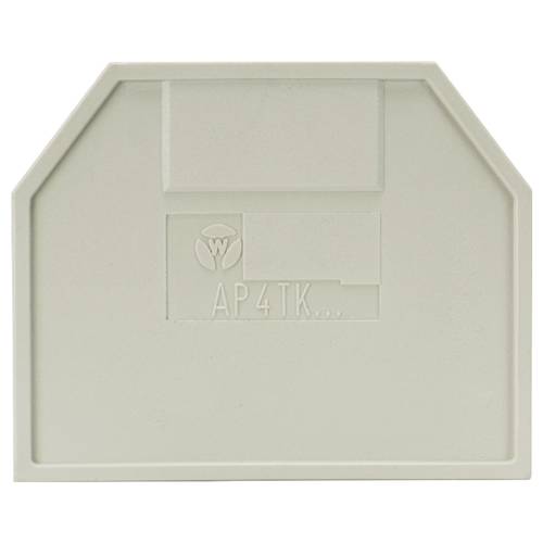 Wieland Electric 07.311.6155.0 Abschlussplatte Grau 10 St.