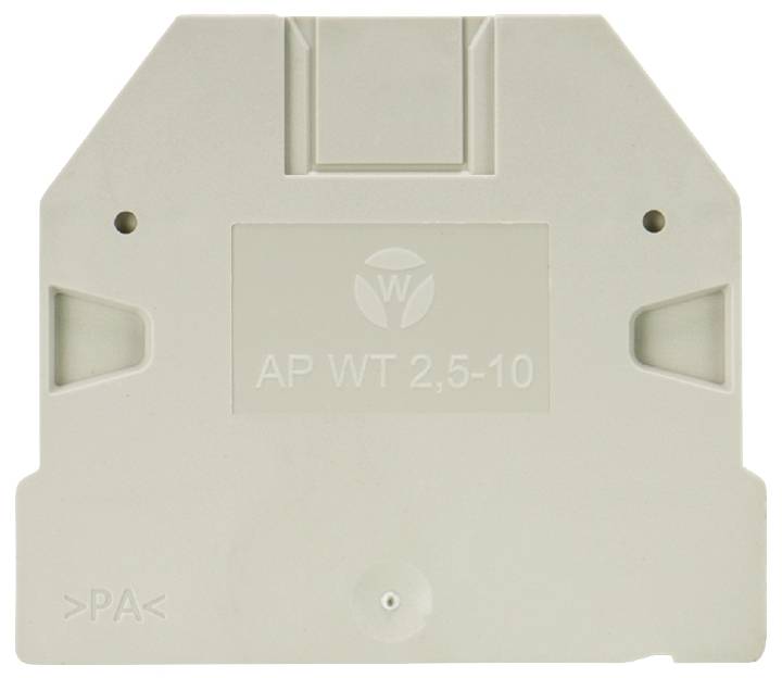 Wieland Electric 07.313.2555.0 Abschlussplatte Grau 10 St.