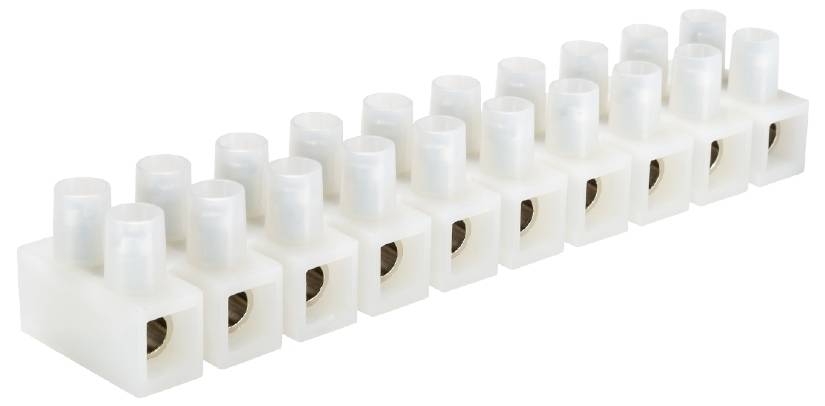 Wieland Electric 21.340.4053.0 Lüsterklemme flexibel: 4-10 mm² starr: 4-16 mm² Polzahl: 10 20 St. Grau