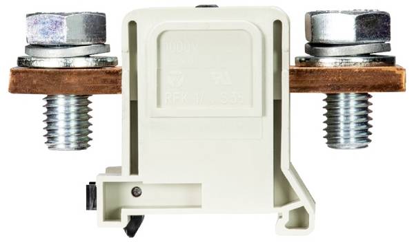 Wieland Electric 56.397.0055.0 Durchgangsklemme 42 mm Schrauben Grau 10 St.