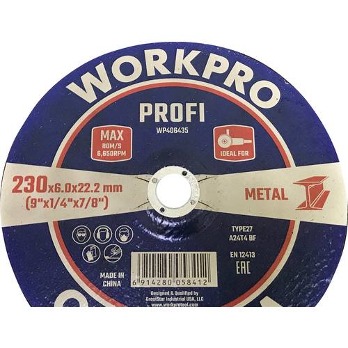 WorkPro WP406435 Schleifscheibe Durchmesser 230 mm 5 St.