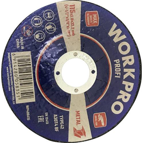 WorkPro WP406415 Trennscheibe 125 mm 10 St. Metall