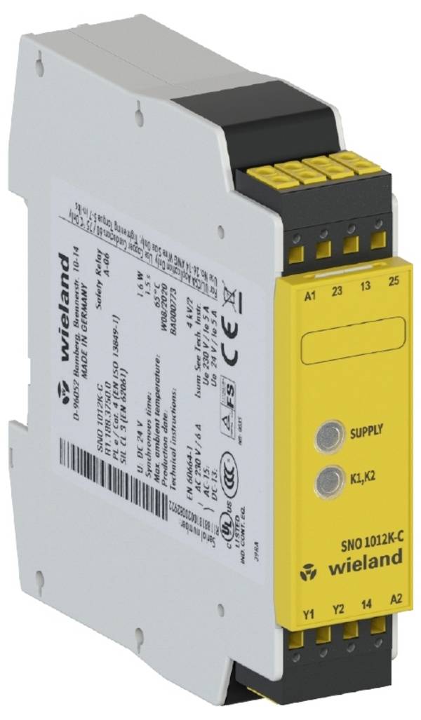 Wieland Electric SNO 1012K-C AC/DC 24V R1.188.3750.0 Basisgerät Anzahl Relais-Ausgänge: 2