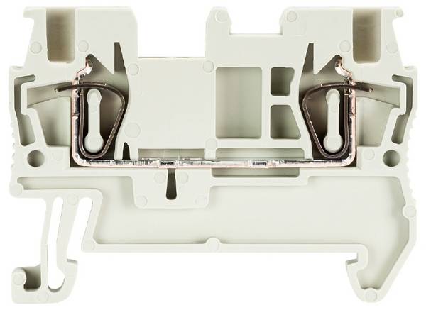 Wieland Electric 56.702.0053.0 Durchgangsklemme Federzuganschluss Grau 50 St.