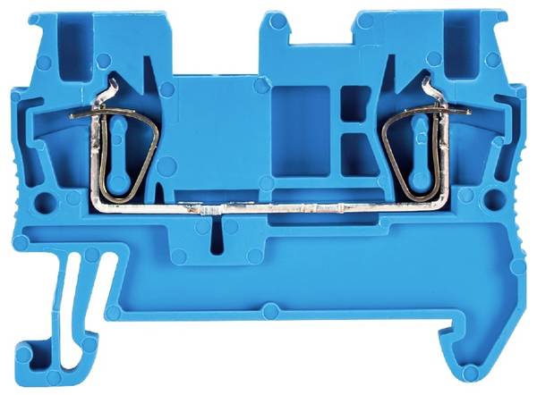Wieland Electric 56.702.0053.6 Durchgangsklemme Federzuganschluss Blau 50 St.