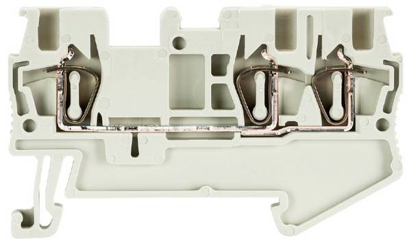 Wieland Electric 56.702.5053.0 Durchgangsklemme Federzuganschluss Grau 50 St.