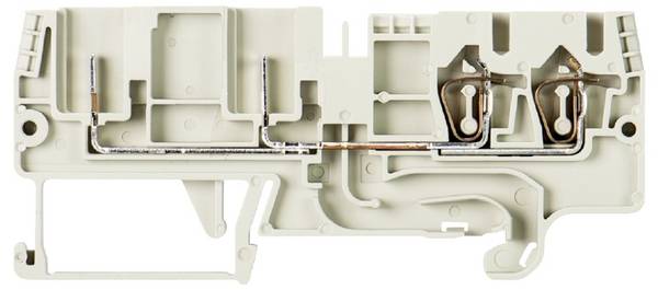 Wieland Electric 56.703.2155.0 Durchgangsklemme Schrauben, Steckanschluss Grau 100 St.