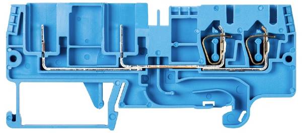 Wieland Electric 56.703.2155.6 Durchgangsklemme Schrauben, Steckanschluss Blau 100 St.