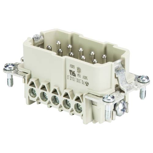 Wieland Electric 70.312.1040.0 Steckereinsatz Gesamtpolzahl 10 10 St.