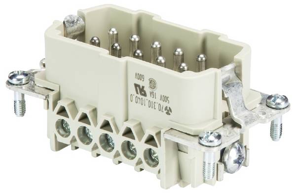 Wieland Electric 70.312.1040.0 Steckereinsatz Gesamtpolzahl 10 10 St.