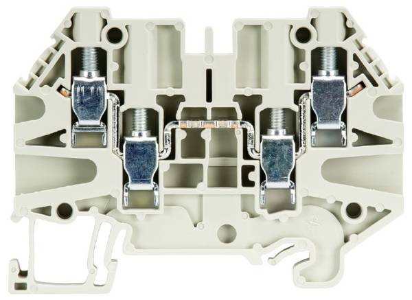 Wieland Electric 58.504.5155.0 Durchgangsklemme Schrauben Grau 100 St.