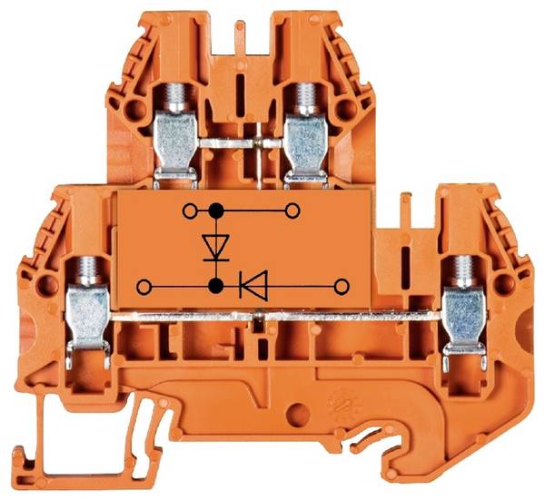 Wieland Electric 58.504.7955.9 Funktionsklemme Schrauben Orange 100 St.