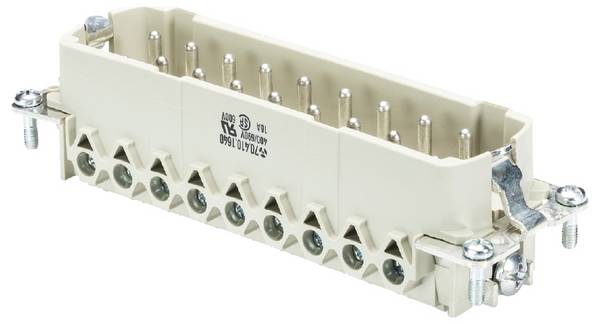 Wieland Electric 70.410.1640.0 Steckereinsatz Gesamtpolzahl 16 10 St.