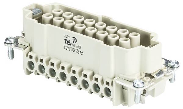 Wieland Electric 72.300.1653.0 Buchseneinsatz Gesamtpolzahl 14 10 St.