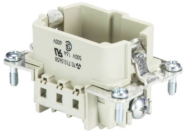 Wieland Electric 70.710.0658.0 Steckereinsatz Gesamtpolzahl 6 10 St.
