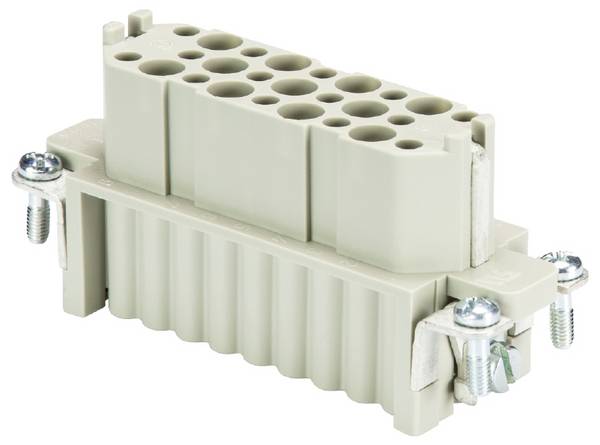 Wieland Electric 73.700.2553.0 Buchseneinsatz Gesamtpolzahl 25 10 St.