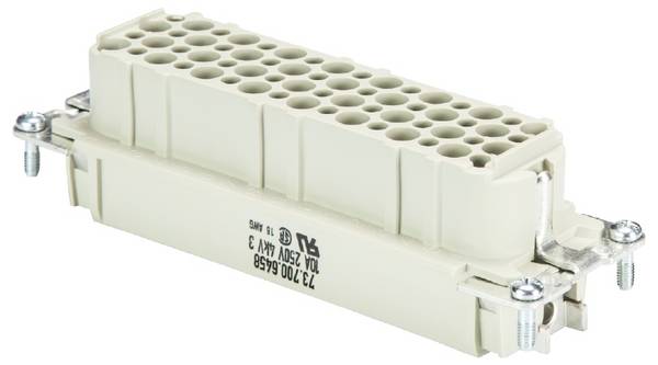 Wieland Electric 73.700.6458.0 Buchseneinsatz Gesamtpolzahl 64 10 St.
