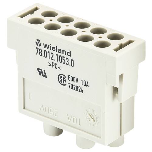 Wieland Electric 78.012.1053.0 Moduleinsatz Gesamtpolzahl 10 10 St.