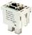 Ein elektrisches Steckmodul der Marke Wieland, Modell FLE SRC 4 40. Spezifikationen: Daten 30V/1A, Leistung 230V/400V 10A.