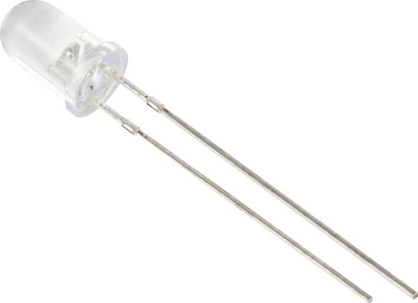 TRU COMPONENTS LED bedrahtet Warmweiß Rund 5 mm 70000 mcd 15 °