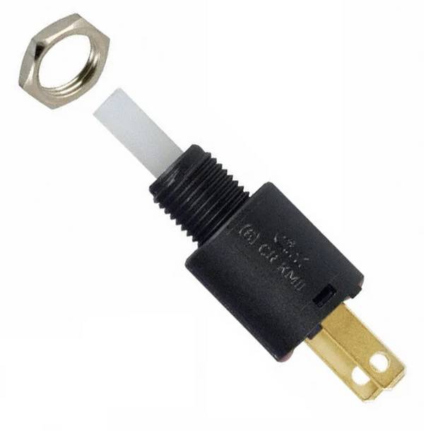 C & K Switches KM1101RR05B Pushbuttons KM Series Drucktaster 20 V/DC 1 x Aus/(Ein) 1 St. Bulk