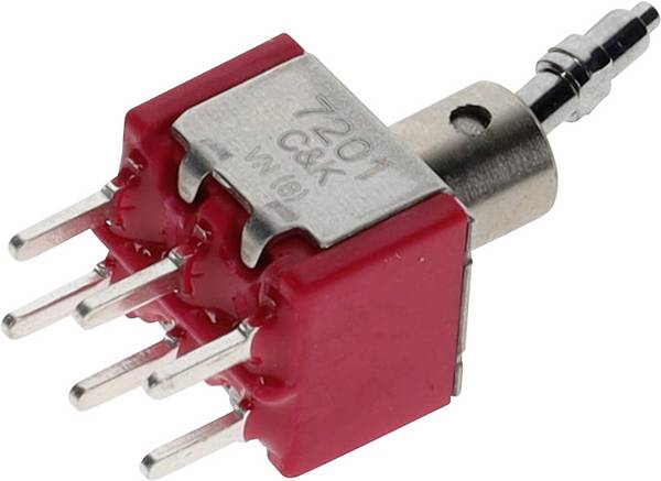 C & K Switches 7201L40D9CQE Toggle Switch 7000 Series Kippschalter      1 St.