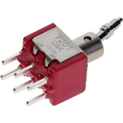 Thumbnail - C & K Switches 7201L40D9CQE Toggle Switch 7000 Series Kippschalter 1 St.