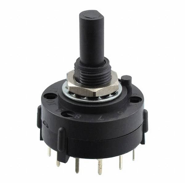 C & K Switches A11005RNCQ Rotary-Switch A Series Drehschalter 125 V/AC, 125 V/DC 2.5 A Schaltpositionen 10 1 St.