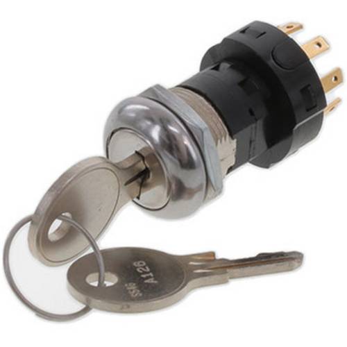 C & K Switches H200AA2F205NB Switch lock H Series Schlüsselschalter 20 V/AC, 20 V/DC 2 x Ein/Ein/Ein 1 St.