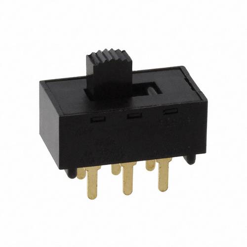 C & K Switches L202011MS02G Slide Switch LP Series Schiebeschalter 125 V/AC, 28 V/DC 4 A 2 x Ein/Ein 1 St. Bulk
