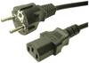 Cliff FCR72035 Strom Netzkabel Schwarz 1 m