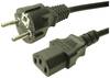 Cliff FCR72038 Strom Netzkabel Schwarz 2.5 m