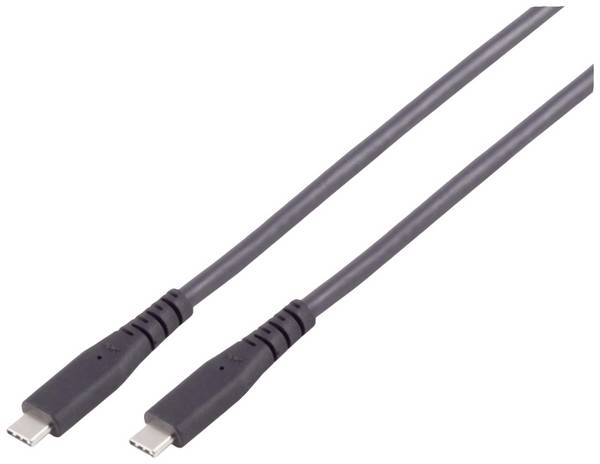USB-C® Verbindungskabel, USB4 Gen 3x2, 240W, 1,5m 10080130 BKL Electronic Inhalt: 1 St.