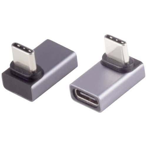 USB-C® Adapter, 4.0, 90° Winkel oben/unten, Pro Adapter, gewinkelt 10080136 BKL Electronic Inhalt: 1 St.