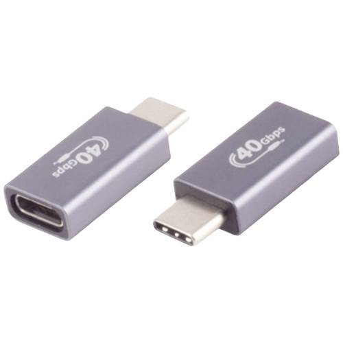 USB-C® Adapter, USB-C® Buchse, 4.0, Metall, Pro 10080138 BKL Electronic Inhalt: 1 St.