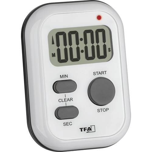 TFA Dostmann TFA - Timer Weiß digital Timer Weiß digital