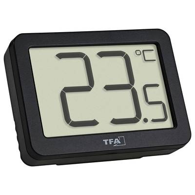 Ein digitales Thermometer zeigt '23,5°C'.