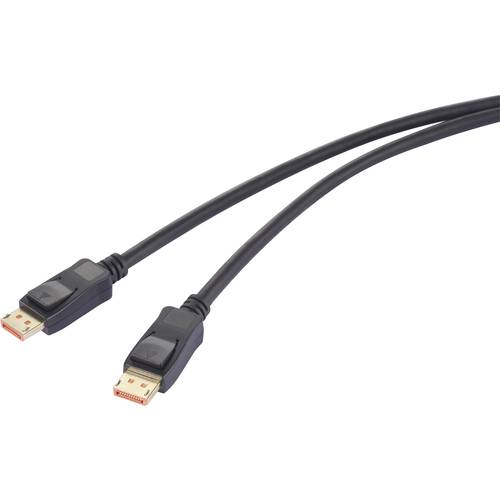 Renkforce DisplayPort Anschlusskabel DisplayPort Stecker 2.00 m Schwarz RF-6562820 8K UHD DisplayPort-Kabel