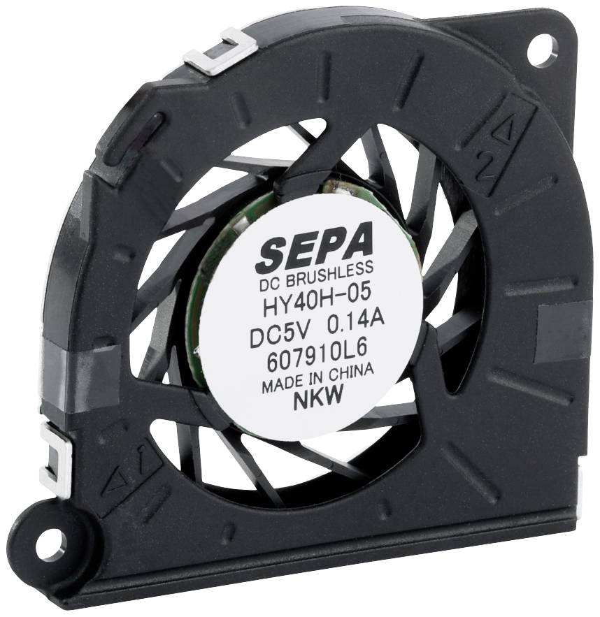 SEPA HY40H05A-811 Radial Fan 5V DC 2.04m³/h 40x40x5mm Magfix®