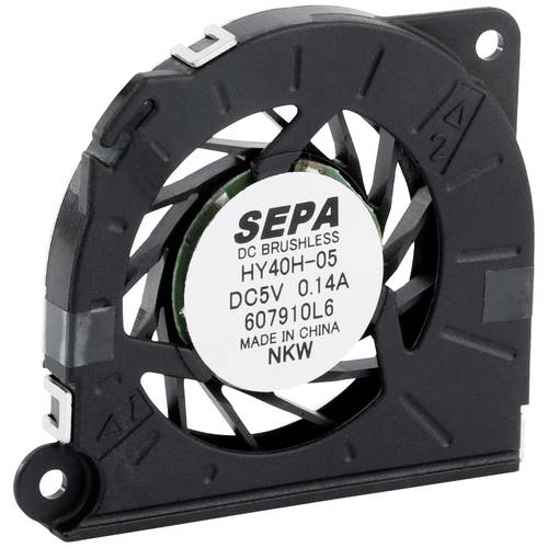 SEPA HY40H05A-811 Radiallüfter 5 V/DC 2.04 m³/h (L x B x H) 40 x 40 x 5 mm