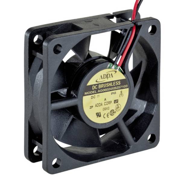 ADDA AG06024XB257103 Axiallüfter 24 V/DC 57.6 m³/h (L x B x H) 60 x 60 x 25 mm