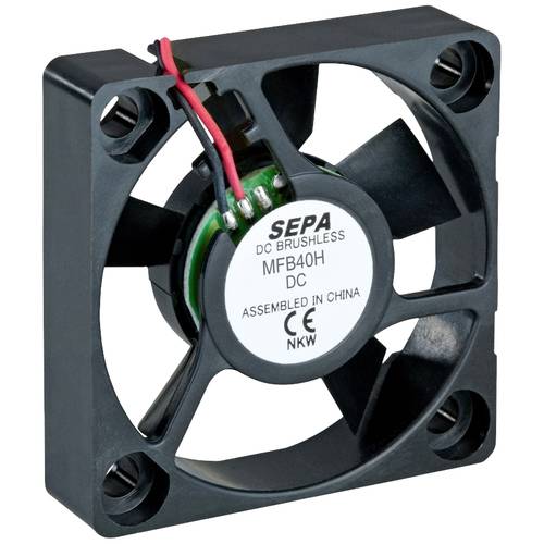 SEPA MFB40H12L-003 Axiallüfter 12 V/DC 7.08 m³/h (L x B x H) 40 x 40 x 10 mm