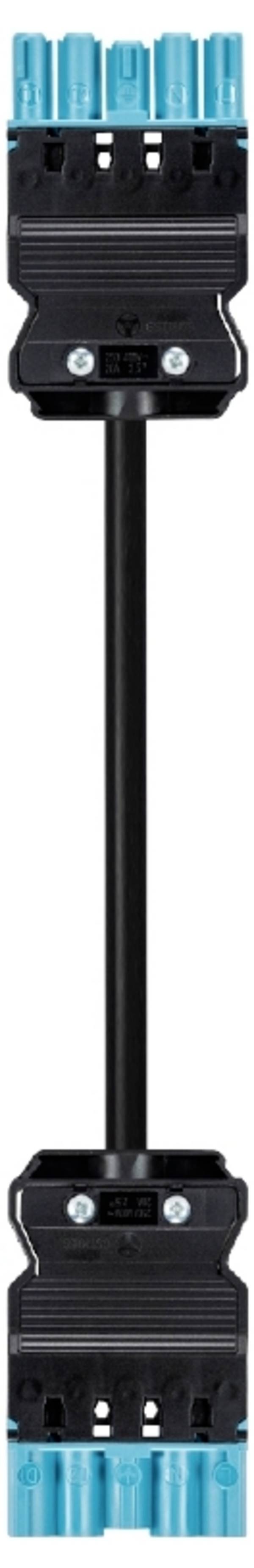 Wieland Electric 92.257.1000.9  Verbindungsleitung  Schwarz 1 m