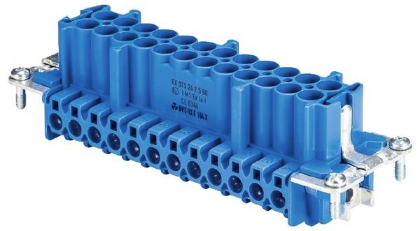 Wieland Electric 72.310.2453.9 Steckereinsatz Gesamtpolzahl 24 10 St.