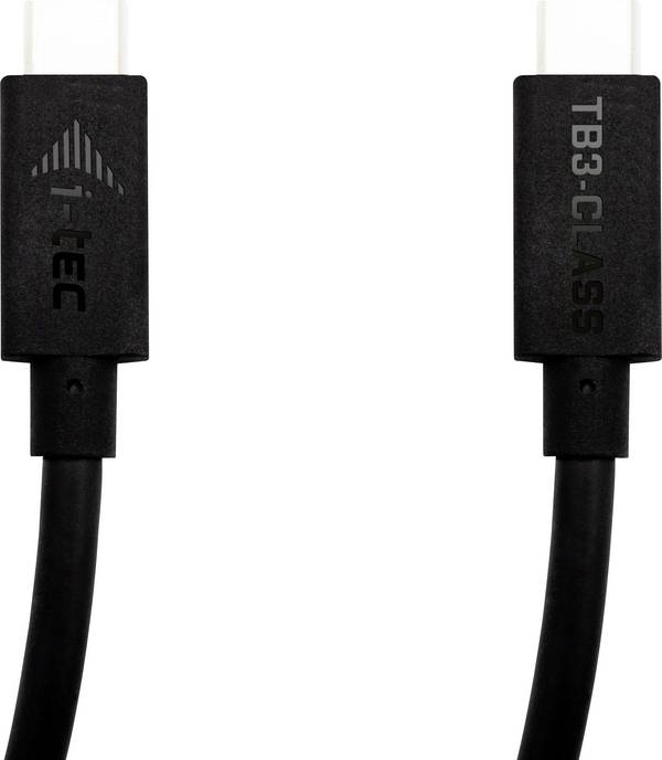 i-tec USB-C® Kabel  Thunderbolt™ 3 USB-C® Stecker 1.50 m Schwarz  TB3CBL150CM
