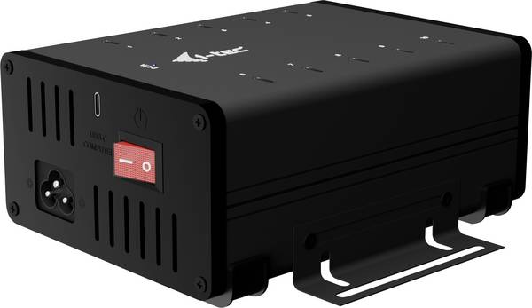 i-tec CACHRGHUB10C USB-Hub 10 Port USB-C® USB 3.2 Gen1 5 GBit/s mit USB-C® Stecker Schwarz I-TEC USB-C/USB-A Charging HUB 10 Port