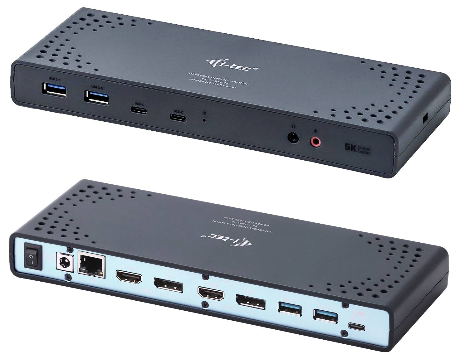 i-Tec USB 3.0 / USB-C Dual Display Docking Station + Power Delivery-1